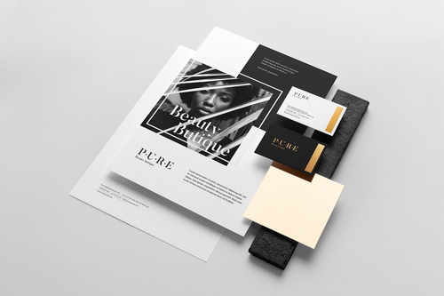 Pure Stationery Branding Mockup Scene 18