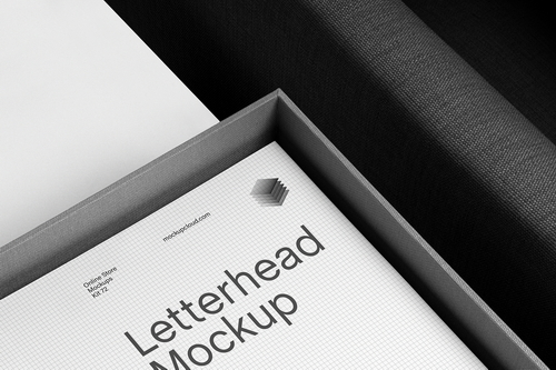 Binder Box Mockup Scene / Slash Series 03