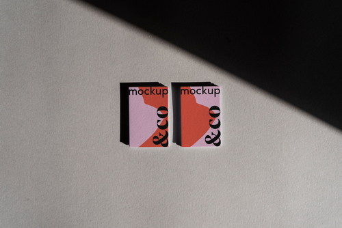 Business Cards Mockup Scene 03