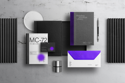 Branding Stationery Mockups Library Scene 12