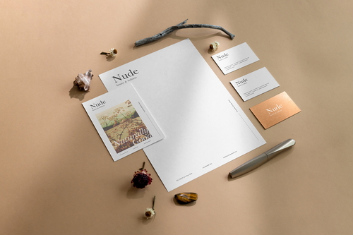 Nude Branding Mockup Scene 07