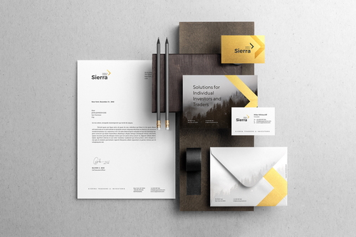 Sierra Stationery Branding Mockup Scene 02