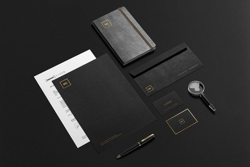 Premium Stationery Branding Mockup Scene 03