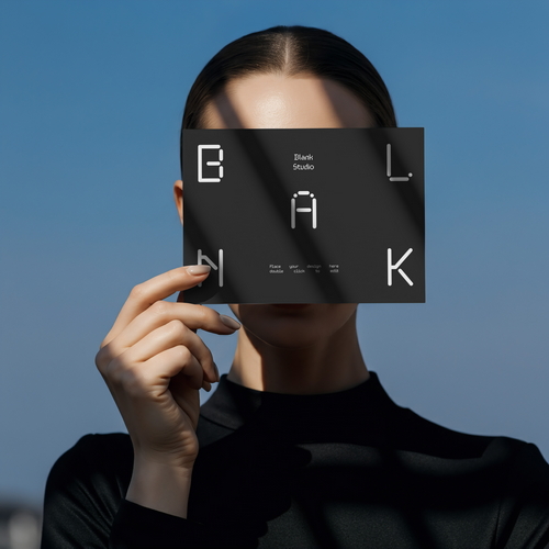 Luminous Anonymity Postcard Mockup