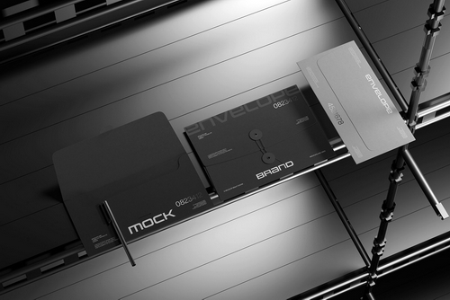 Horizontal Envelope Branding Mockup Set
