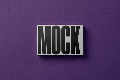 Business Card Mockup 'Purp'