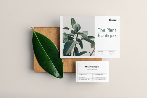 Flora Branding Stationery Mockup Scene 06
