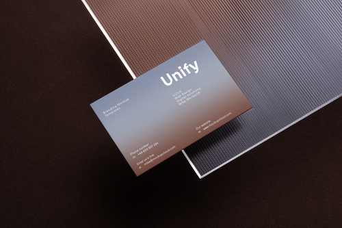 Unify Business Card Branding Mockup Scene 21