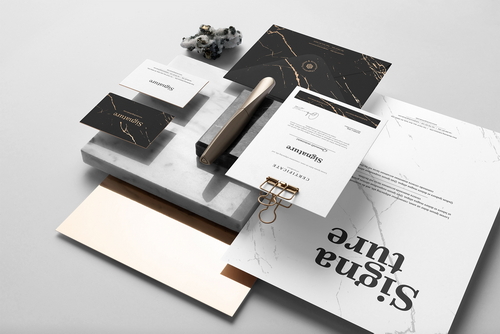 Signature Branding Mockup Scene 03