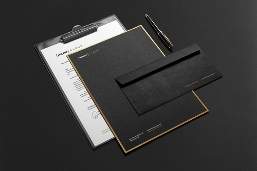 Premium Stationery Branding Mockup Scene 05