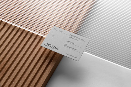 Dash Business Card Branding Mockup Scene 14