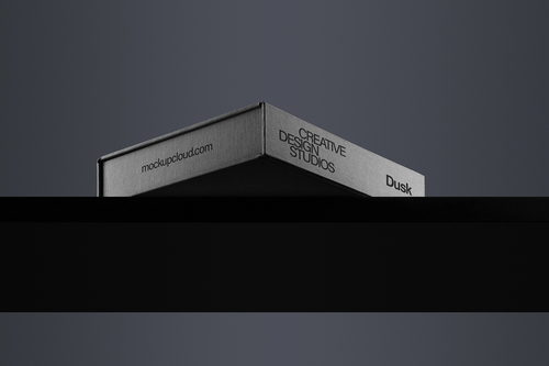Binder Box Mockup Scene / Dusk Series 02