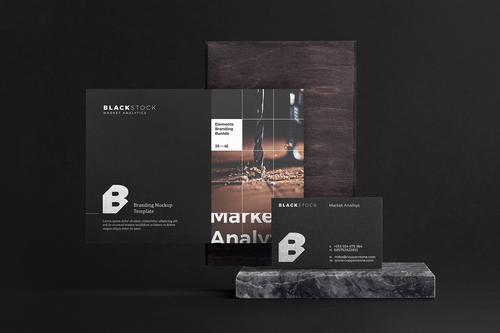 Blackstock Branding Stationery Mockup Scene 13