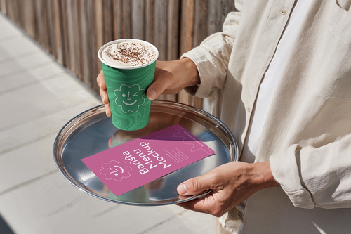 Coffee Cup and Menu Mockup / Barista Series