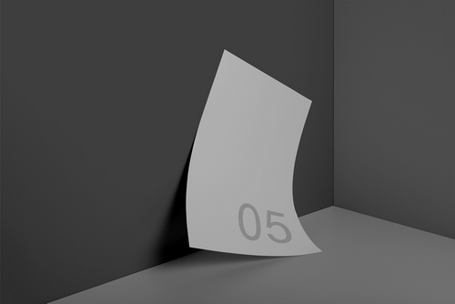 Letterhead A4 Paper Mockup Scene 05