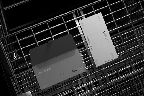 Industrial Envelope Branding Mockup Set