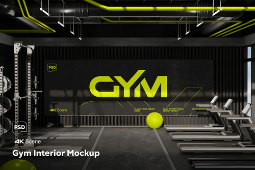 Gym Interior Mockup