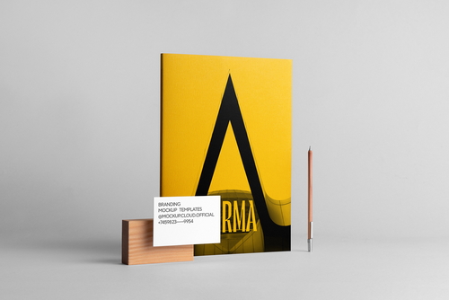 Forma Branding Stationery Mockup Scene 17