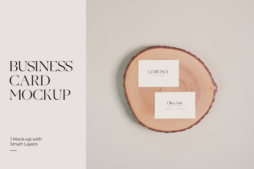 Business Card Photo Mockups #03