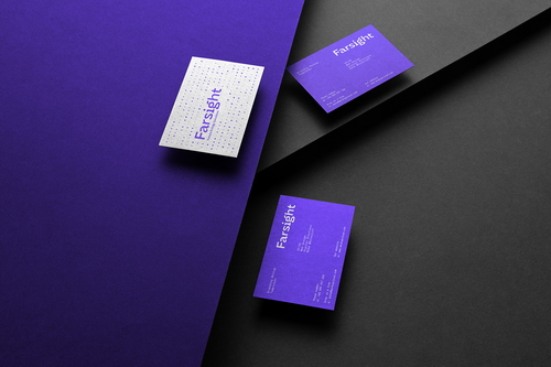 Farsight Business Cards Mockup Scene 25