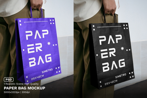 Paper Bag Mockup