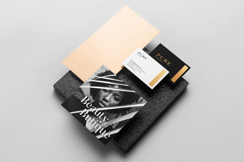 Pure Stationery Branding Mockup Scene 15
