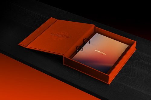 Binder Box Mockup Scene / Blackout Series 01