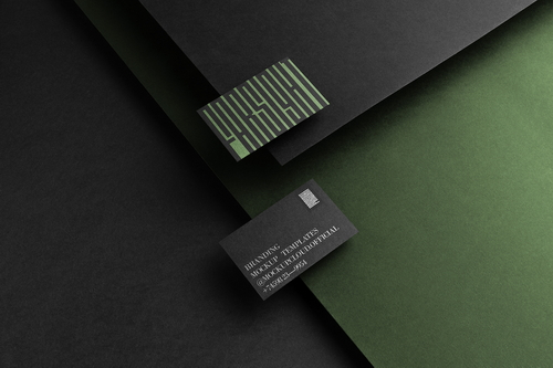 Farsight Business Cards Mockup Scene 14