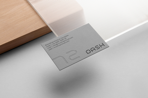 Dash Business Card Branding Mockup Scene 13