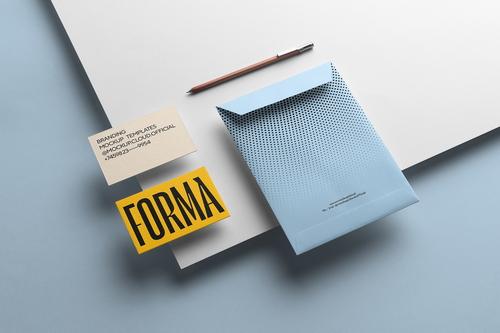 Forma Branding Stationery Mockup Scene 07