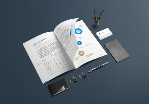 Brochure Branding Mockup Essentials Scene 32