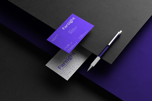 Farsight Business Cards Mockup Scene 16