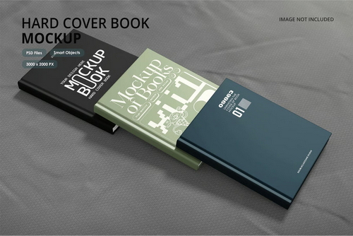 Hard Cover Book Mockup