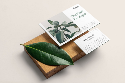 Flora Branding Stationery Mockup Scene 05