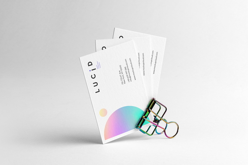Lucid Business Cards Branding Mockup Scene 12
