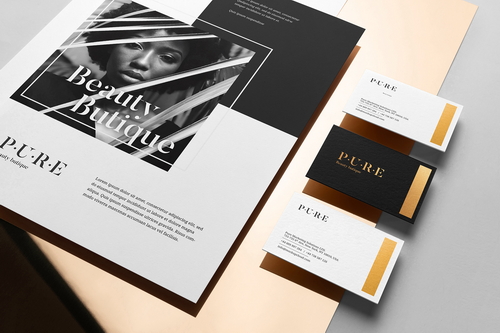 Pure Stationery Branding Mockup Scene 20