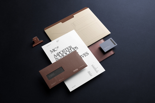 Unify Branding Stationery Mockup Scene 04