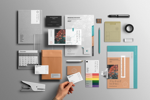 Branding Stationery Mockups Library Scene 13