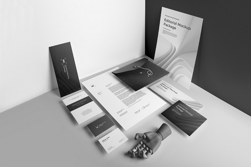Branding Stationery Mockup Scene 01