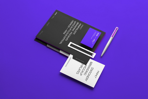 MNML Branding Stationery Mockup Scene 11