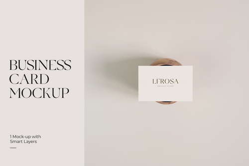 Business Card Photo Mockups #04