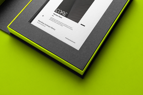 Core Branding Stationery Mockup Scene 07