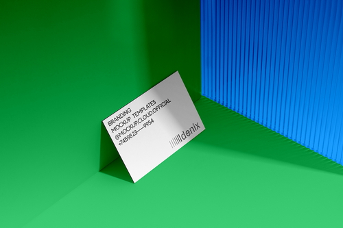 Idenix Business Card Branding Mockup Scene 11