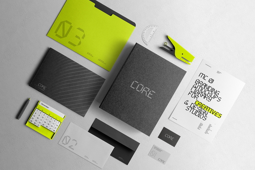 Core Branding Stationery Mockup Scene 02