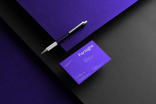Farsight Business Card Mockup Scene 17