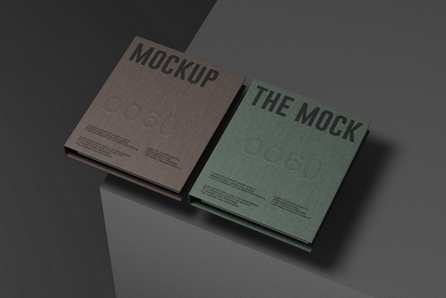 Hardcover Portfolio Book Mockup Set