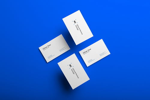 Business Cards Branding Mockup Scene 02