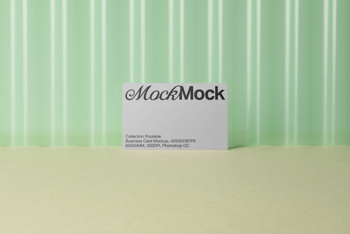 Business Card Mockup 'Poolside'