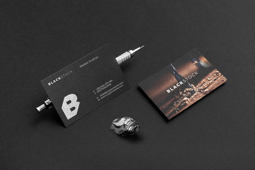 Blackstock Business Cards Mockup Scene 10