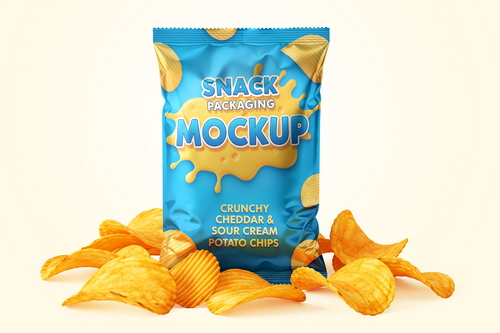Snack Packaging Mockup